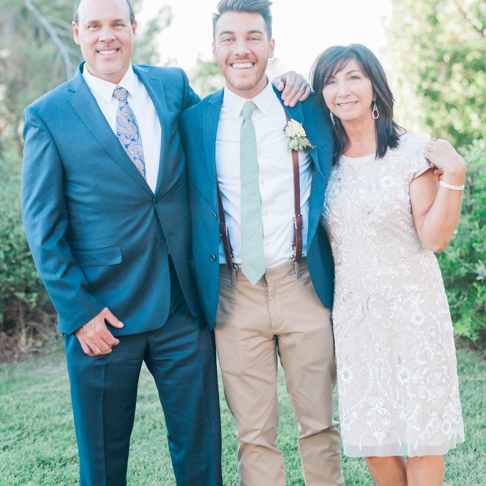 Aidan Mattox beaded dress mother of the bride - Picture 3 of 4